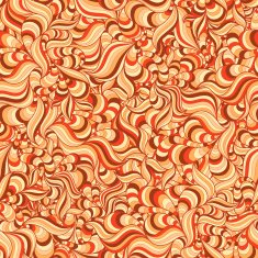 Seamless abstract hand-drawn waves pattern N21