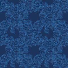 Abstract seamless hand-drawn pattern N74