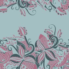 border with abstract hand-drawn pattern N11