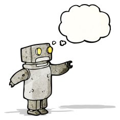 Cartoon Robot N463