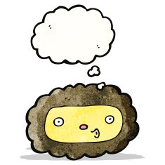 cartoon worried lion face N2