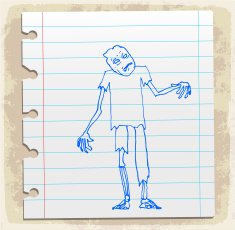 zombi halloween symbol cartoon illustration N3