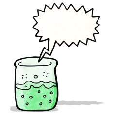 Cartoon Chemical Beaker N8