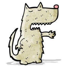 cartoon big bad wolf N13