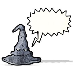 cartoon witches hat N10