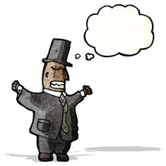 cartoon rich gentleman N2