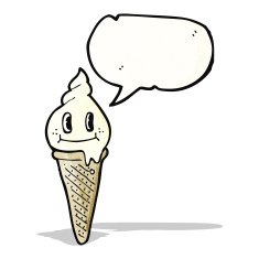 Ice Cream Cartoon Character N30