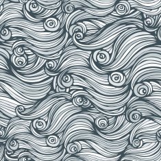 Abstract hand-drawn waves background N8