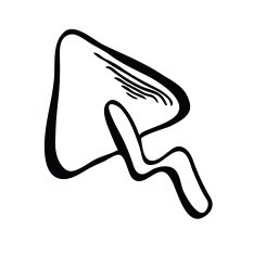 trowel vector sketch illustration