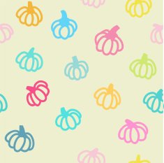 Pumpkin seamless pattern