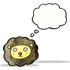 Cartoon Lion N180
