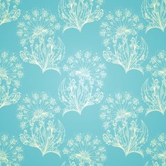 Seamless Floral Pattern (Vector) Hand Drawn Texture N157