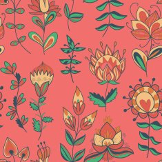 Seamless texture with flowers N50