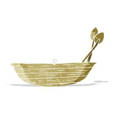 Cartoon Rowing Boat N39
