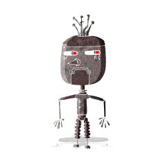 Cartoon Robot N464