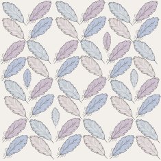 Seamless feathers pattern