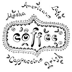 Coffee time Hand drawn text N2
