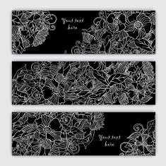 Unique pattern card set with art flowers N4