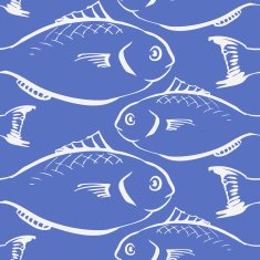 Seamless pattern from fishes N8
