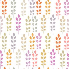 vector seamless pattern with leaves N10