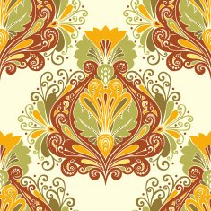 Seamless Ornate Pattern (Vector) Hand Drawn Texture N152