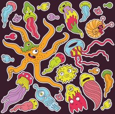 Funny deep sea monsters N2