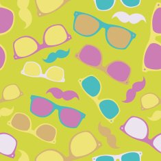 Hipster symbols background Pattern for fabric design packaging N9
