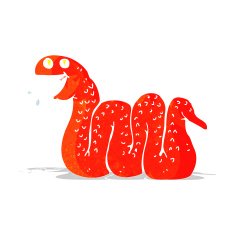 Cartoon Snake N307