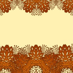 chocolate flower lace pattern N4