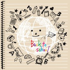 Earth children wrote back to school