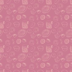 Seamless pattern with sweets N15