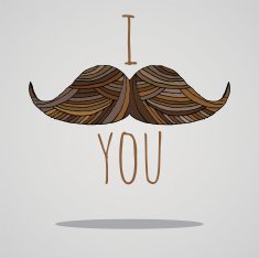 I moustache you