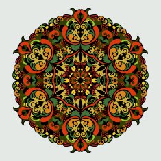 Bright Symmetric Pattern