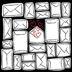 Many letters and the one with love