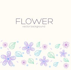 flower background concept of lines style N10
