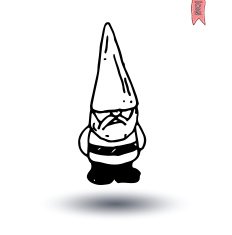 gnome Hand drawn vector illustration