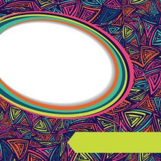 Design template with abstract triangles Ethnic pattern backgrou