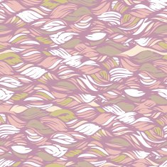 Vector seamless pink wave patternÂ