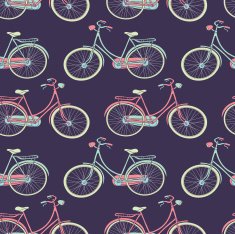 bicycles seamless pattern N5