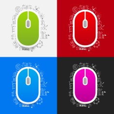 Drawing business formulas mouse N9