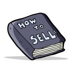 cartoon how to sell book N13