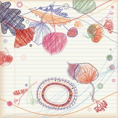 Autumn Background (Doodles) N2