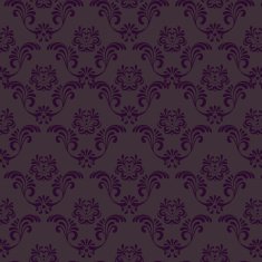 Seamless background - Ornate motif in black