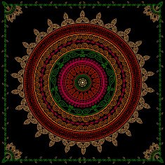 Colorful Circle With Frame N2