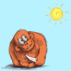 YETI CARTOON CHARACTER