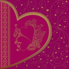 Beautiful Doodle Valentine Background