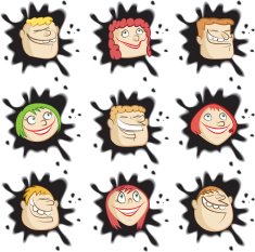 heads on stain