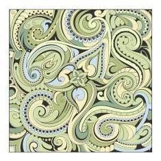Paisley backdrop ornament