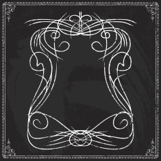 Hand-drawn line border set N33