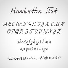 Handwritten Font ink style N2